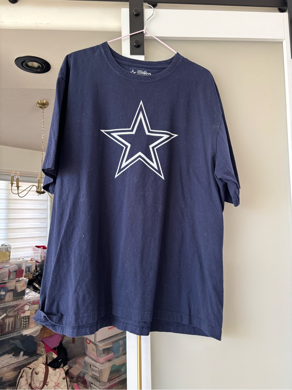 Navy Dallas Cowboys Star Short Sleeve Tee - Unbranded
